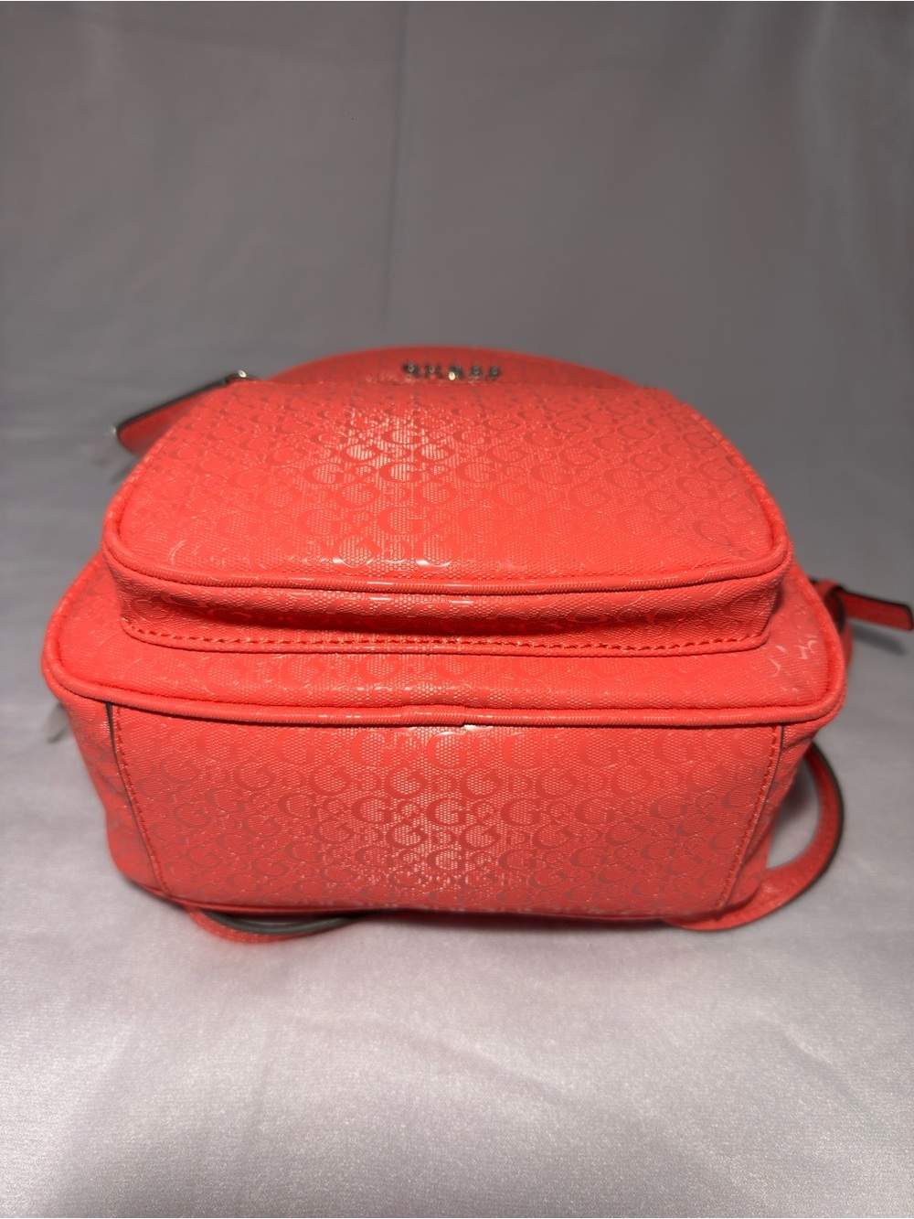 GUESS Red Mini Logo Backpack - Picture 6 of 7